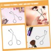 Baluue Stainless Steel Eyelash Curler with Lash Comb Half Lash