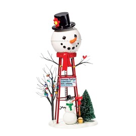 Department 56 Accesorios para Villages Snowman Watertower - Figura Accesorio