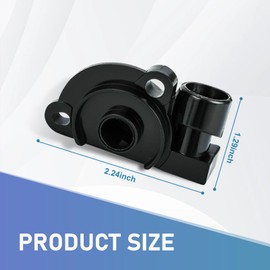 Vowbrew 1 PC Automobile Throttle Position Sensor, Accelerator Pedal TPS Idle Air Control Valve Sensor Accessories, Replacement Parts 17087400 17088026 17111815, Compatible with Buick Models (Black)