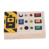 Light Up Sensory Board Noiseless Educational Portable Wooden LED Light