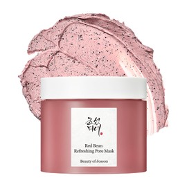 Beauty of Joseon Red Bean Pore Refreshing Mask Mud Cream Hydrating Wash Off Pack, Pore Cleansing Exfoliator, Korean Skin Care for Men and Women 140ml, 4.73 fl.oz