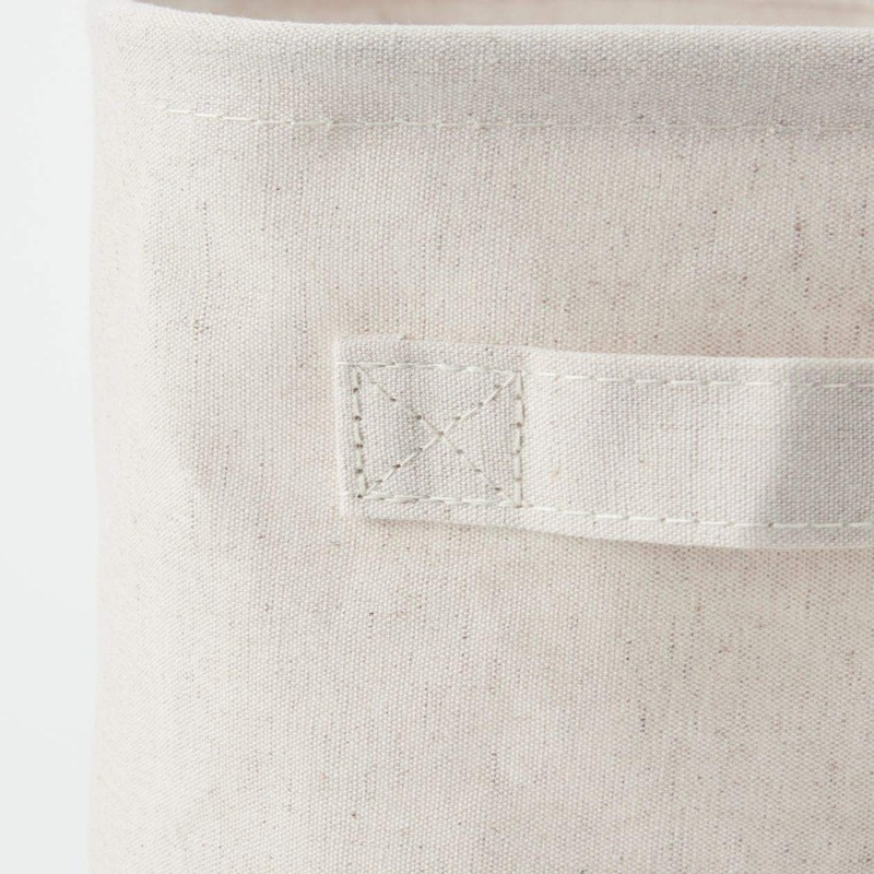 MuJI Polyester Cotton Linen Blend Soft Box Rectangular Medium Half