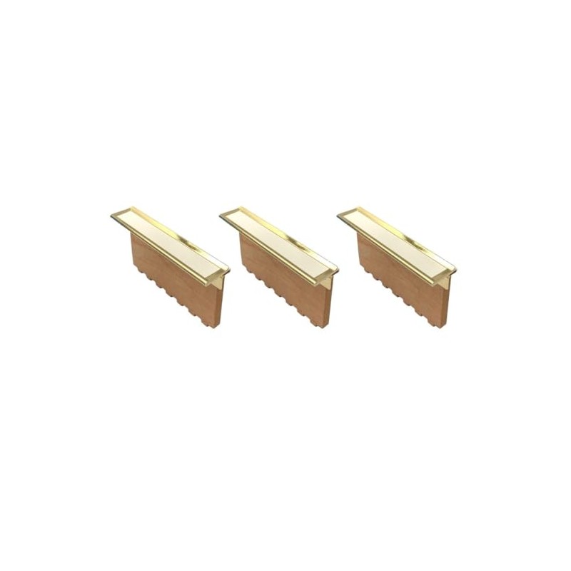adorini Label Clips Metal - Gold Pack of 3