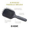 Kent AH8G Airhedz Cushion Paddle Brush - Hair Detangler and