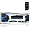 Pyle PLMRL50WB Single Din Bluetooth USB/AUX/MP3 Stereo Amplifier Receiver w/Remote,