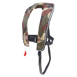 Eyson Inflatable Life Jacket Inflatable Life Vest for Child Classic Automatic (Green Camouflage)