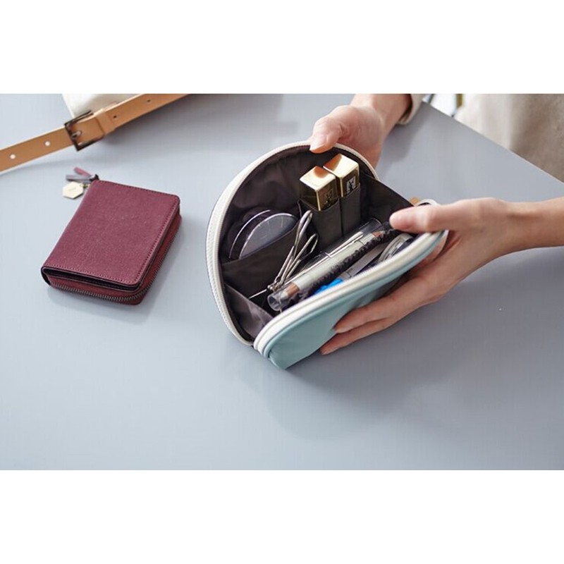 Mossio Cosmetic Organizer, Women Multifunction Travel Accessory Mint