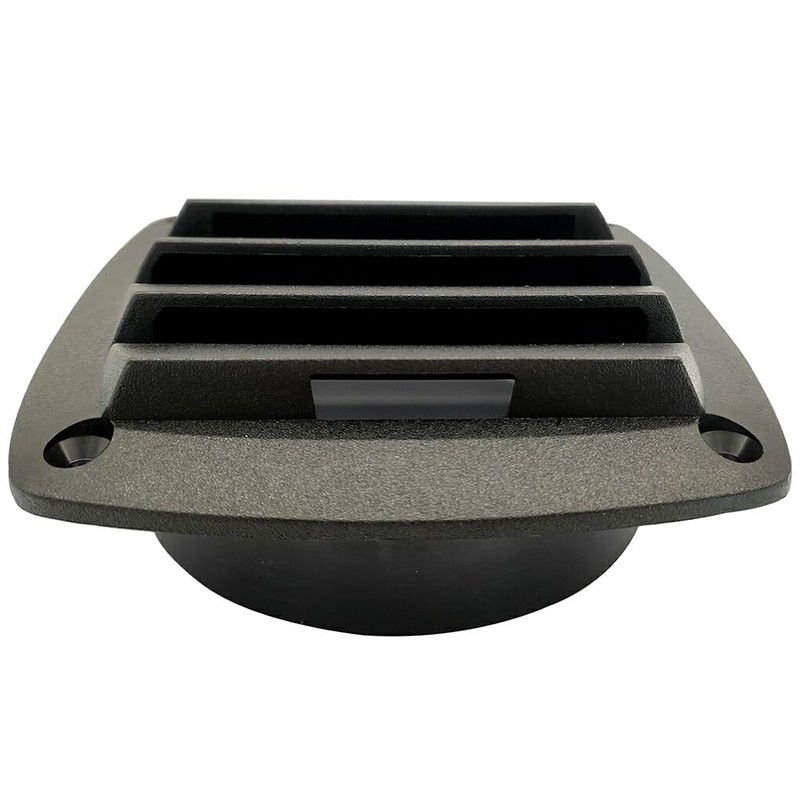 Black Exhaust Ventilation Plate for Your Enclosed Trailer Vent -