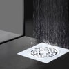 Stainless Steel Chrome Plated Floor Drain Anti Odor Insect Resistant