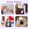 Premium Silicone Case Hand Sanitizer Spray, Portable Keychain Holder Compatible