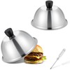 Joyfair Cheese Melting Dome, 6 Inch Stainless Steel Basting Cover
