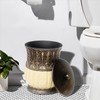 6 Pieces Pumkins Bathroom Accessories Set Including Trash Can, Cup,