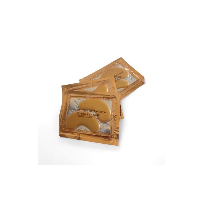 Parches para Ojos Ojeras Colágeno Oro Arrugas 12 Pares
