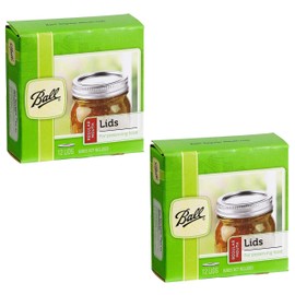 Ball Regular Mouth Mason Glass Jar Lids (24-Count), Silver