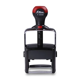 Durable Even for Professionals Orange, DIY Stamp with Metal Reinforced for Frequent Use Heavy Duty
