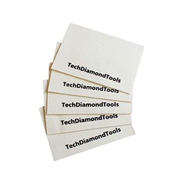 A Set of 5 Wool Cloths for Buffing or Polishing with TechDiamonTools Diamond Pastes
