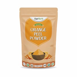 OurHerb® Pure & Natural Orange Peel Powder for Face Pack with Vitamin C & Antioxidants. Cruelty-Free, Vegan Formula for Skin - 100g | 3.5 Oz