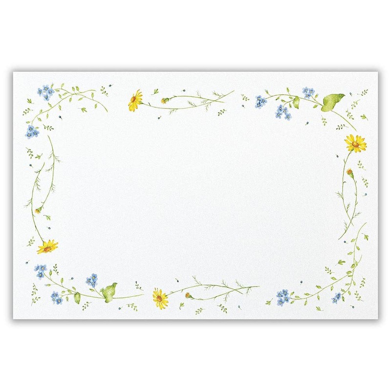 Enuby EA B6 Stationery Paper Flowers Stationery Envelopes Set |