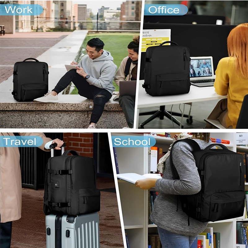 JIAMIAN Large Capacity Travel Bag, Airline Boarding Bag, Short Distance