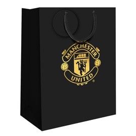 Danilo Promotions Ltd MANCHESTER UNITED FC GIFT BAG FOOTBALL THEME MEDIUM SIZE BIRTHDAY GIFT BAG