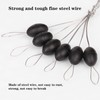 FENGJINGJIACHENG 2 Set Rubbers Fishing Bobber Stopper 7 in 2