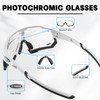 X-TIGER Cycling Glasses, Self-tinting Men Women TR90 Frame Sports Glasses