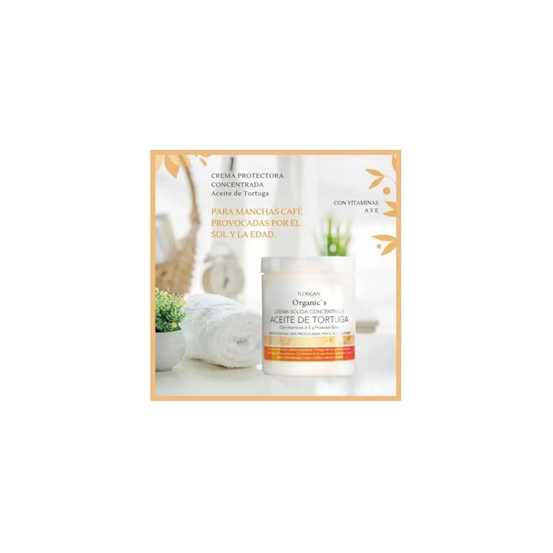 Florigan Crema Concentrada Aceite de Tortuga 600gr | Aceite de
