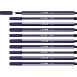 Stabilo Rotulador para colorear, 1 mm, tinta azul prusiana