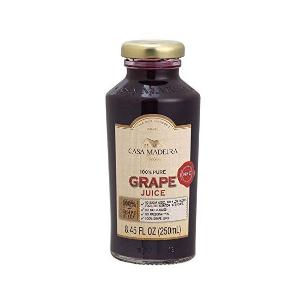 Grape Juice  100% Pure Grape Juice Case of 12-8.45 Fl Oz