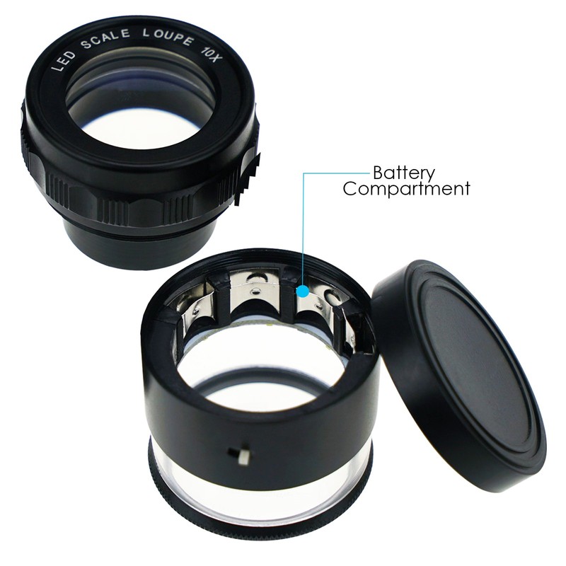 Focused Eye Loupe 10X Magnifier 25mm Jewelers Tool Gemstone Inspection