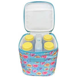 Sarah Wells Cold Gold Breastmilk Cooler with Ice Pack (Candy Conversation Hearts)