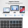 Rechargeable Wireless Bluetooth Keyboard and Mouse Combo, Full Size Silent