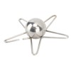 Coffee Cooling Tool with Reusable Metal Ice Sphere Stainless Steel