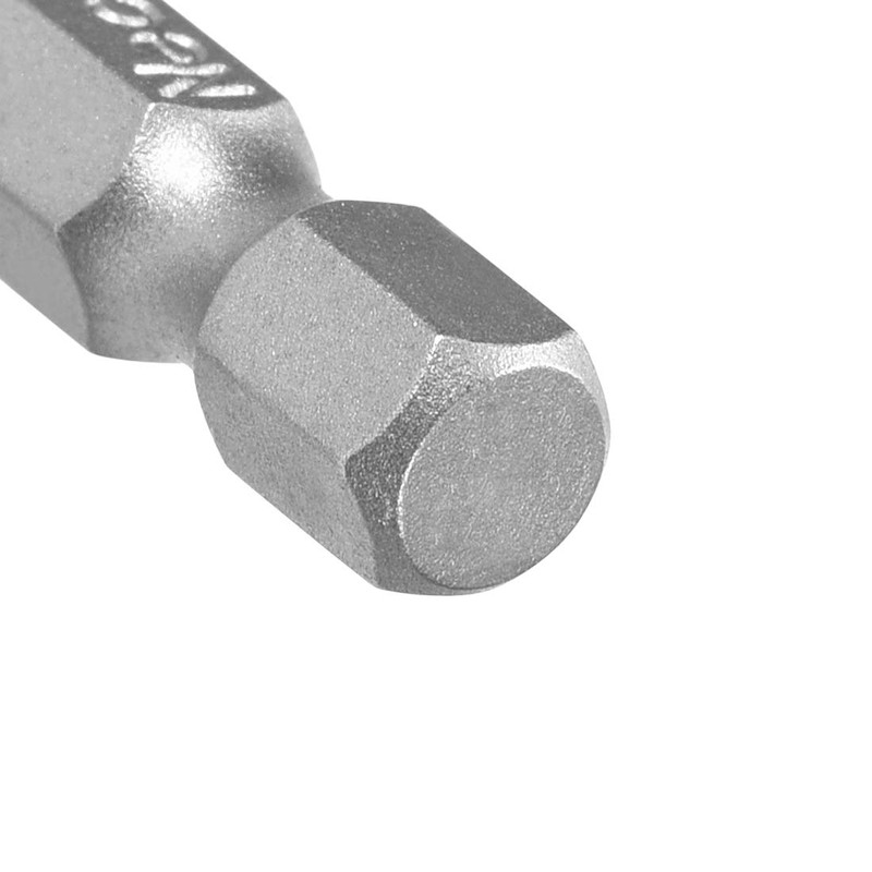 sourcing map 5 Pcs 6mm Slotted Tip Magnetic Flat Head