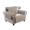 QQJIN 100% Waterproof Single Sofa Chair Cover, 1 Seater Sofa