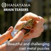 BePuzzled, Hex Hanayama Cast Metal Brain Teaser Puzzle Mensa Rated