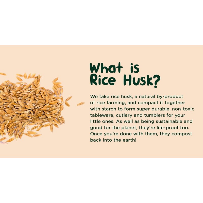 Nuby Eco-Friendly Natural Rice Husk 3 Piece Spoon Set- 3