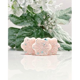 Set of 3 Holiday Christmas Shaped Silicone Ice Cube Soap Making Trays/Molds - Gingerbread Men/Candy Canes, Snowflakes & Christmas Trees