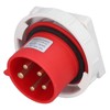 Industrial Socket IP67 Waterproof Aviation Connector 3P+N+E 32A AC 220380V