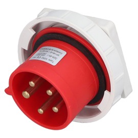 Industrial Socket IP67 Waterproof Aviation Connector 3P+N+E 32A AC 220380V 240415V