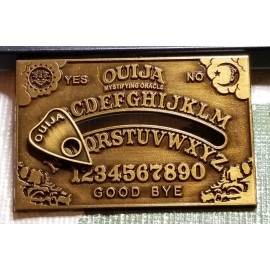 NEW Ouija Board Brooch Lapel Pin (Planchette moves) Metaphysical Occult Spirits