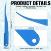 Gisafai 6 Pcs Shrimp Peeler Plastic Deveiner Cleaner Tool for