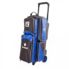 Brunswick Edge 3 Ball Roller Bowling Bag - Blue
