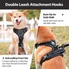 PoyPet No Pull Dog Harness with Neck Release Buckle, Reflective