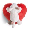 NICI Cuddly Toy Love Cat Heart 13 cm Lying Up