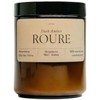 Vela Aromática ROURE Dark Amber – Cera de Soja, Mecha