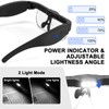 Magnifying Glasses with Light, 0.75X-4.0X Magnifying Glass, Rechargeable Head Magnifier