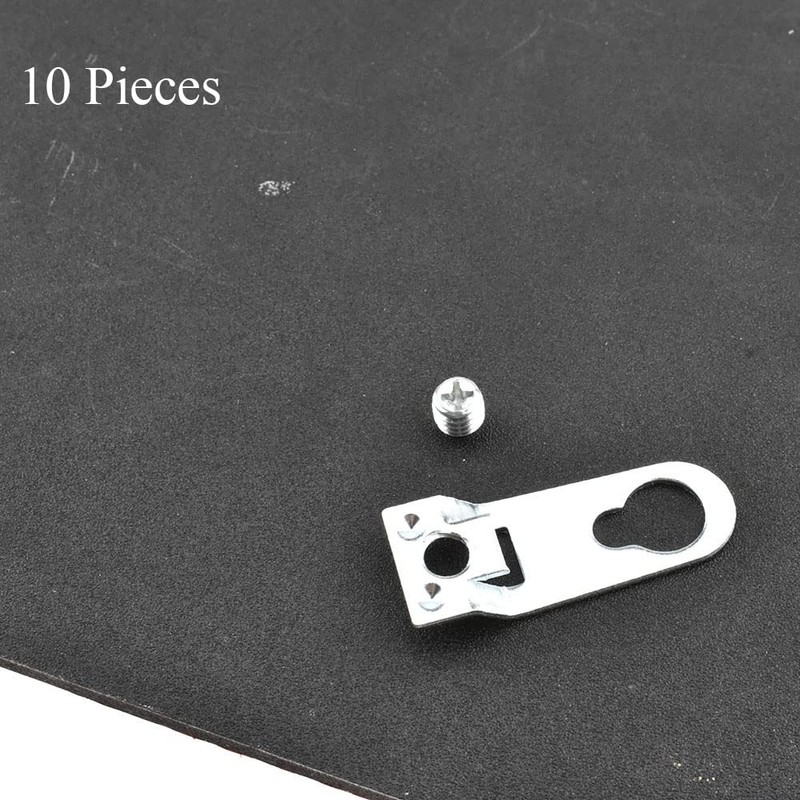 Odinest Metal Aluminum Alloy Hook Picture Frame Bracket Flat Corner
