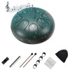 GlamRove Rain Drum for Outside Garden, 6 Inches 8 Notes