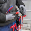 KNIPEX Herramientas - Alicates combinados de alto apalancamiento, multicomponente (202200),